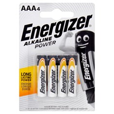 ელემენტი AAA Energizer Alkaline 4 ცალი