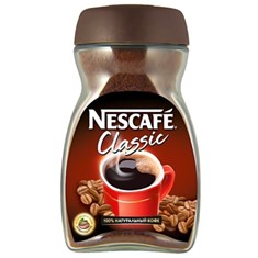 ყავა ხსნადი  შუშა Nescafe Classic  95გრ.