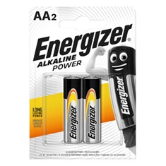 ელემენტი AA Energizer Alkaline 2 ცალი შავი
