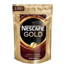 ყავა ხსნადი Nescafe gold 190გრ.