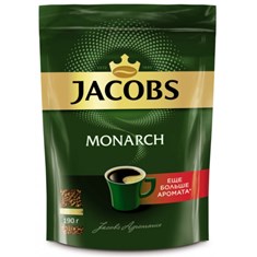 ყავა ხსნადი Jacobs 190გრ. პაკეტი