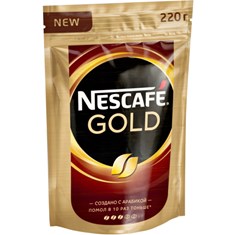 ყავა ხსნადი Nescafe gold 220გრ.