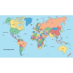 რუკა მსოფლიოს პოლიტიკური 1:30000000