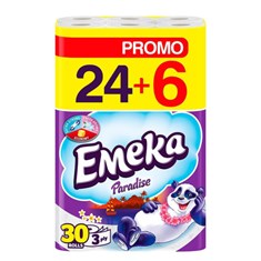 ტუალეტის ქაღალდი EMEKA  30 ცლი