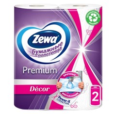 სამზარეულოს ხელსახოცი ZEWA Premium 2 ცალი სამი ფენა