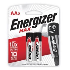 Energizer Max ელემენტი AA, 2 ცალი