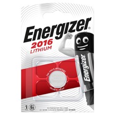 Energizer ელემენტი, Lithium button cell CR2016, 1 ცალი