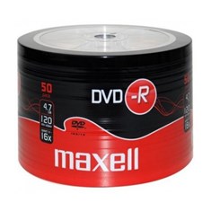 დისკი DVD-R, 50 ცალი Maxell