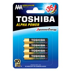 Toshiba ელემენტი AAA, 4 ცალი