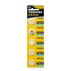 Toshiba ელემენტი CR1616, 5 ცალი