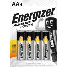Energizer ელემენტი AA, Alkaline, 4 ცალი
