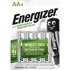 Energizer ელემენტი AA, 2000mAh precharged, 4 ცალი