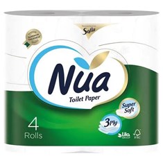 ტუალეტის ქაღალდი NUA,  4 ცალი