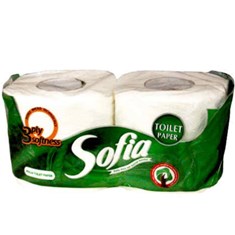 ტუალეტის ქაღალდი SOFIA, 2 ცალი