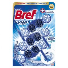 BREF უნიტაზში ჩასაკიდი აქტივი ყვავილების სიგრილე ლურჯი, 3/50გრ.