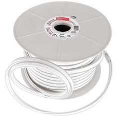 ACK ნეონის დრეკადი ლედ განათება, თეთრი 2835-120LED/1M-7,5W, 220V, 3000K, IP65, 9X16MM (50 მ)