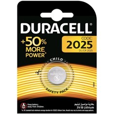 შეკვრა ელემენტების 2-ცალიანი Duracell Lithium Button 2025 Blister 2