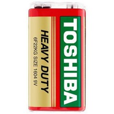 TOSHIBA- ელემენტი, კრონა,1x9V, 6F22 (6F22KGGSP-1UJ)