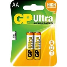 შეკვრა ელემენტების 2-ცალიანი GPPCA15AU016 15AU-2UE2 ULTRA ALKALINE battery 1,5V (AA) GP