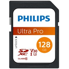 მეხსიერება FM12SD65B/00 SDXC Card 128GB Class 10 UHS-I U3 Philips