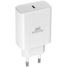 დამტენი RIVACASE PS4193 W00 EU wall charger white 30W PD 3.0/ 1 USB-C