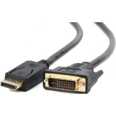GEMBIRD- კაბელი DisplayPort to DVI adapter cable, 1.8 m (CC-DPM-DVIM-6 )