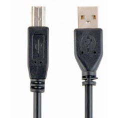 USB 2.0 A-plug B-plug 10ft კაბელი
