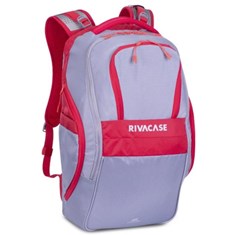 ჩანთა RIVACASE 5265 grey/red 30L Laptop backpack 17.3
