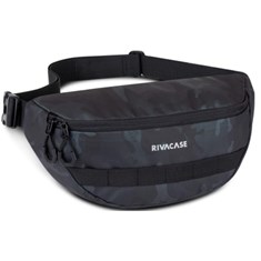 ჩანთა RIVACASE 7614 navy camo Waist bag for mobile devices