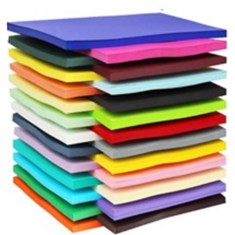 ფერადი ქაღალდი, 100 ფურცელი, ღია იისფერი, 80გრ., A4  (PC107)