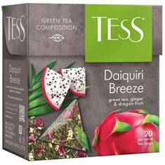 ჩაი TESS, მწვანე, დაიკირი ბრიზ, 1.8 გრ., 20 პაკეტი