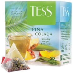 ჩაი TESS, მწვანე, პინა კოლადა, 1.8გრ., 20 პაკეტი