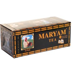 ჩაი Maryam, შავი, 25 პაკეტი