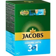 ყავა ხსნადი, Jacobs Caramel Latte, 3/1-ში, 12გრ., 24 ცალი