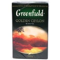ჩაი Greenfield Ceylon, შავი 100გრ.