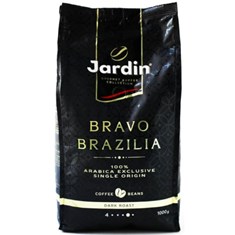 ყავა Jardin Bravo Brazilia, მარცვალი, 1000გრ.