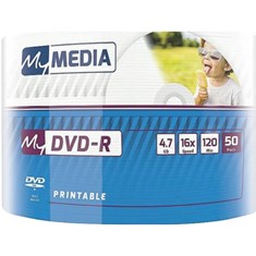 დისკი DVD-R, პრინტაბელური/საბეჭდი, 25 ცალი, MediaRange