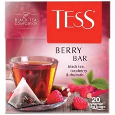 ჩაი Tess Berry Bar, 20 პაკეტი