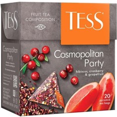 ჩაი Tess Cosmopolitan Party, 20 პაკეტი