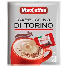 შავი შოკოლადი, MacCoffee Cappuccino di torino, 25გრ., 400 პაკეტი