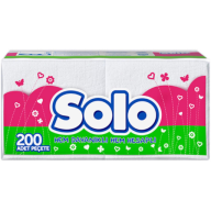 SOLO ხელსახოცი, 200 ცალი