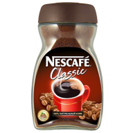 ყავა ხსნადი, Nescafe Classic, შუშა, 95გრ.