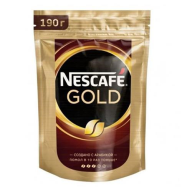 ყავა ხსნადი, Nescafe gold, 190გრ.