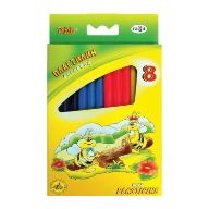 პლასტელინი ცვილის  98გრ.  8 ფერი