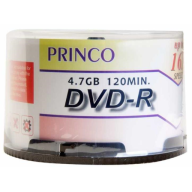 დისკი DVD-R, Princo, 50 ცალი, 4.7GB