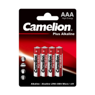 Camelion ელემენტი AAA, Plus Alkaline, 4 ცალი