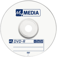 დისკი DVD-R, 50 ცალი, My Media, 4.7GB