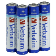 Verbatim ელემენტი AAA, LR03 Alkaline, 1.5V,  4 ცალი