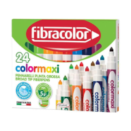 ფლომასტერი 24 ფერი FibraColor 10640SW024SC