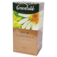 ჩაი Greenfeld, Rich Camomile, 25 პაკეტი